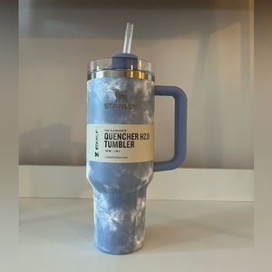 STANLEY 40oz QUENCHER TUMBLER LIMITED EDITION ocean blue tie dye